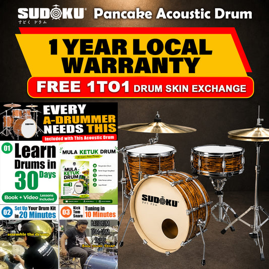 Sudoku Acoustic Drum Busking Pancake