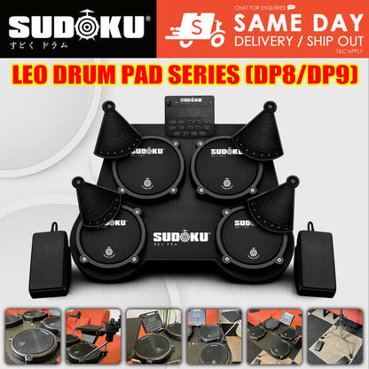 Sudoku Leo Electronic Electric Portable Digital Drum tabletop drum pad (DP8/DP9)