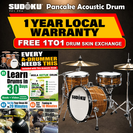 Sudoku Acoustic Drum Busking Pancake