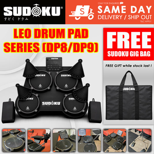 Sudoku Leo Electronic Electric Portable Digital Drum tabletop drum pad (DP8/DP9)