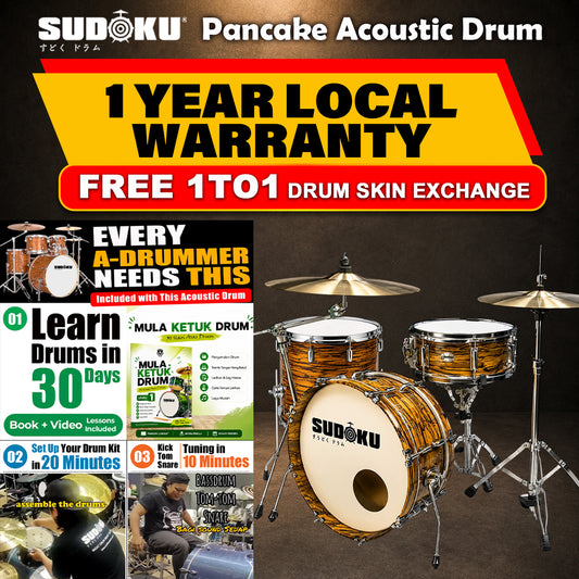 Sudoku Acoustic Drum Busking Pancake