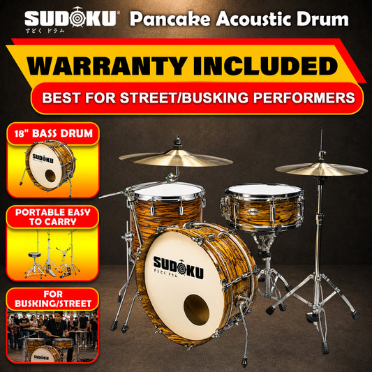 Sudoku Acoustic Drum Busking Pancake