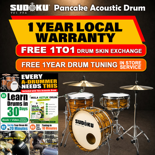 Sudoku Acoustic Drum Busking Pancake