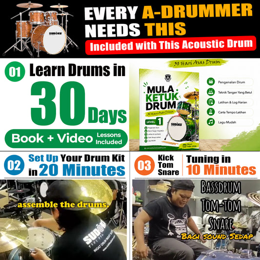 Sudoku Acoustic Drum Busking Pancake
