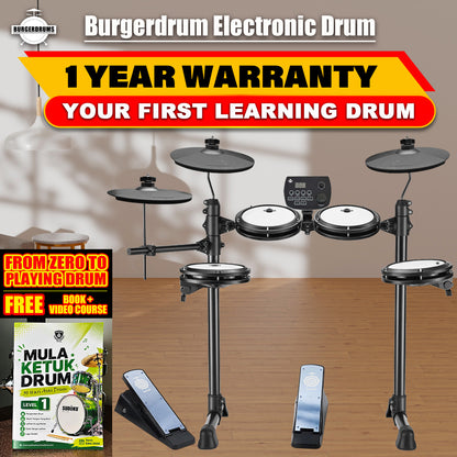 Burgerdrum Electronic Drum Digital Electric Drum set Drum Murah