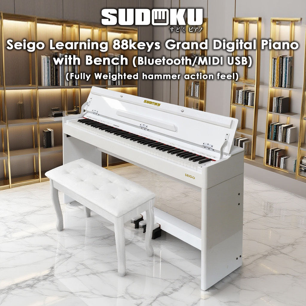 Sudoku Seigo fully weighted hammer action digital piano with flip cover design (88keys 88key exam/master grade practice)