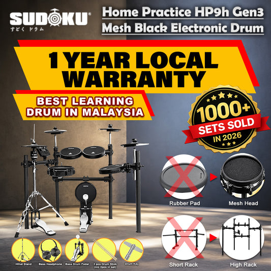 Sudoku Home Practice Gen3 Mesh Black Electronic drum