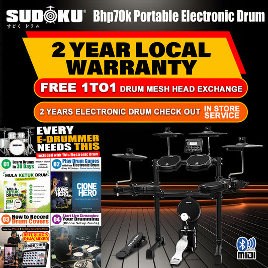 Sudoku BHP70 Electronic Drum (full mesh & Bluetooth)