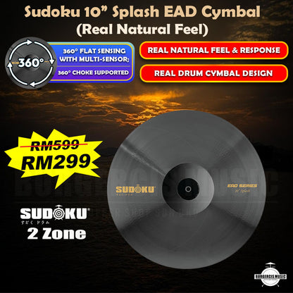 Sudoku EAD Electronic Drum Cymbal (360° Choke & Real Feel)