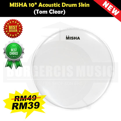 MISHA Acoustic Drum Skin Head (Remo factory)