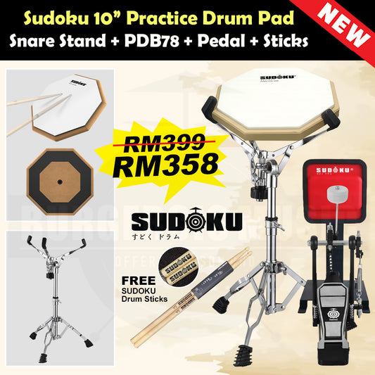 Sudoku 12" Practice Pad drum pad marching pad (Active Snare)