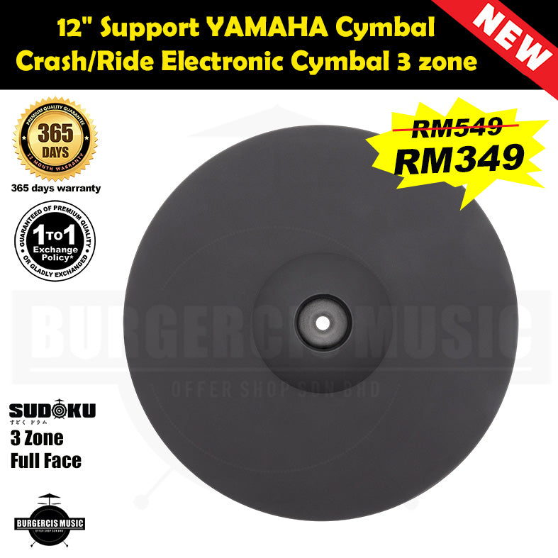 support yamaha cymbal electronic cymbal 3 zone