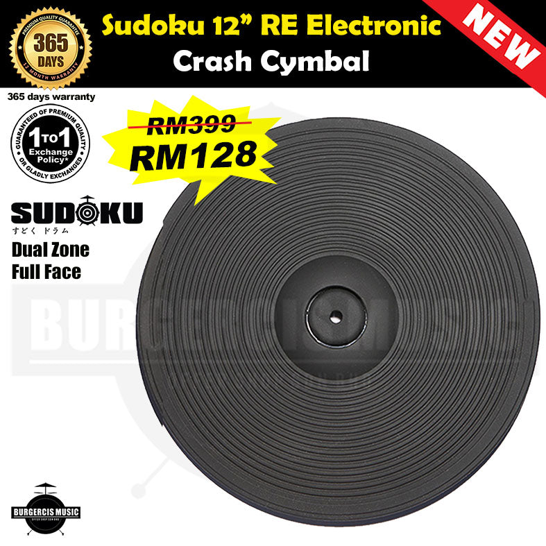 Sudoku RE Electronic Drum Cymbals (Choke & Real Feel)