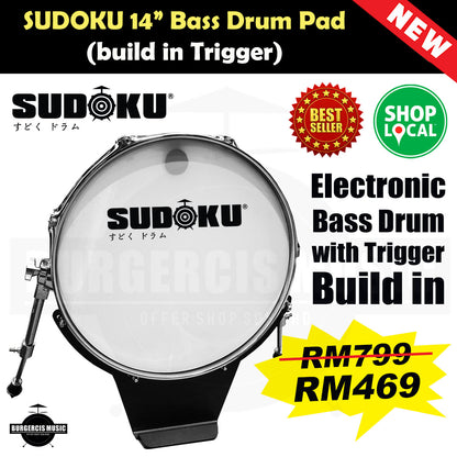 Sudoku Electronic Bass Drum Pad (8" 14" 20")