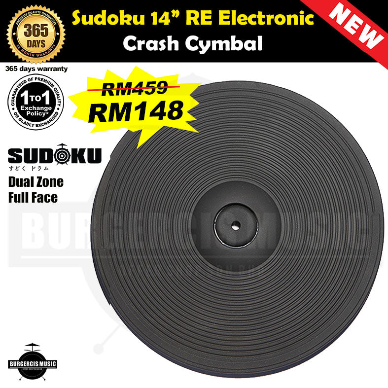 Sudoku RE Electronic Drum Cymbals (Choke & Real Feel)