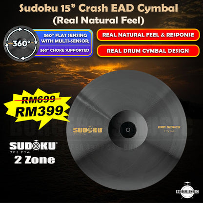Sudoku EAD Electronic Drum Cymbal (360° Choke & Real Feel)