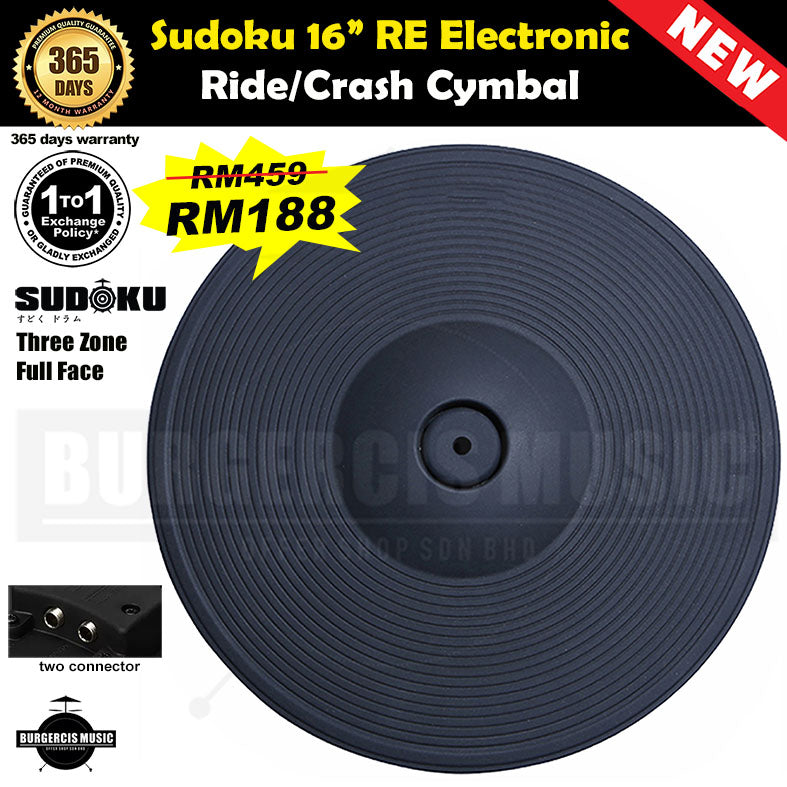 Sudoku RE Electronic Drum Cymbals (Choke & Real Feel)