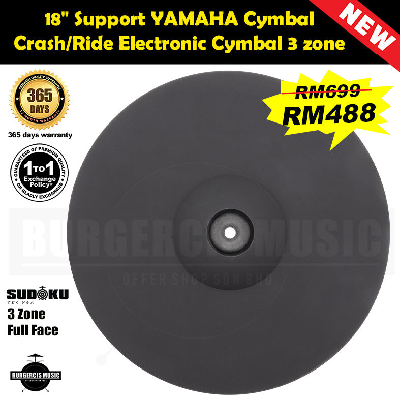support yamaha cymbal electronic cymbal 3 zone