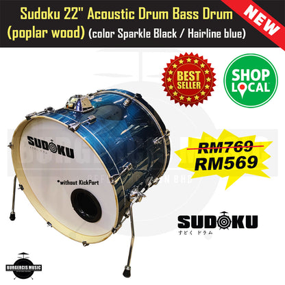 Sudoku Acoustic 22" Bass Drum