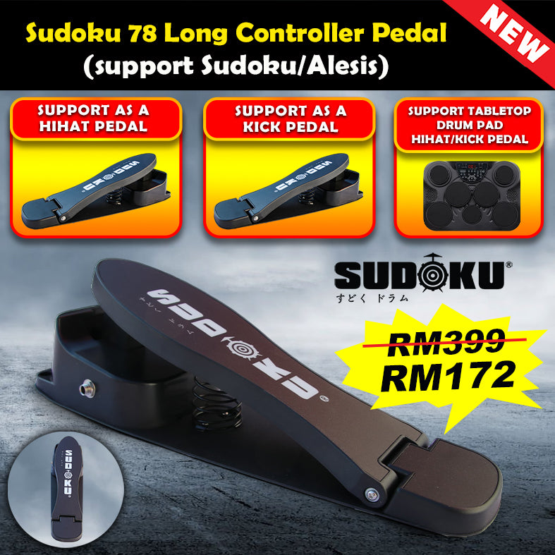 Sudoku Electronic electric Drum Hihat Roller Hihat Controller Pedal 2 piece hihat