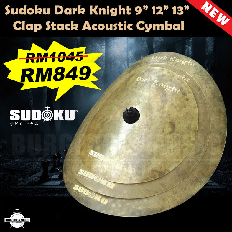 Sudoku Dark Knight B20 cymbal (acoustic drum cymbal)