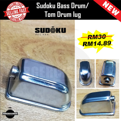 Acoustic bass drum claw hoop + protect rubber + screwtension rod + protect washer + bass drum/tom drum lug