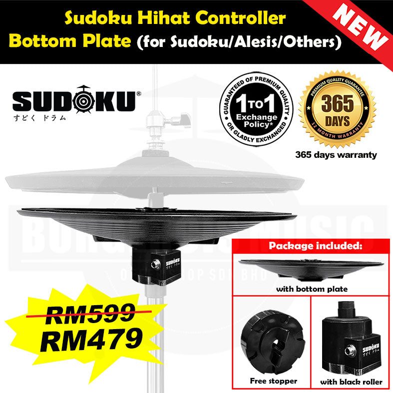 Sudoku Electronic electric Drum Hihat Roller Hihat Controller Pedal 2 piece hihat