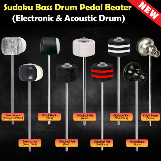 Sudoku Bass Drum Pedal Beater (electronic & acoustic drum)