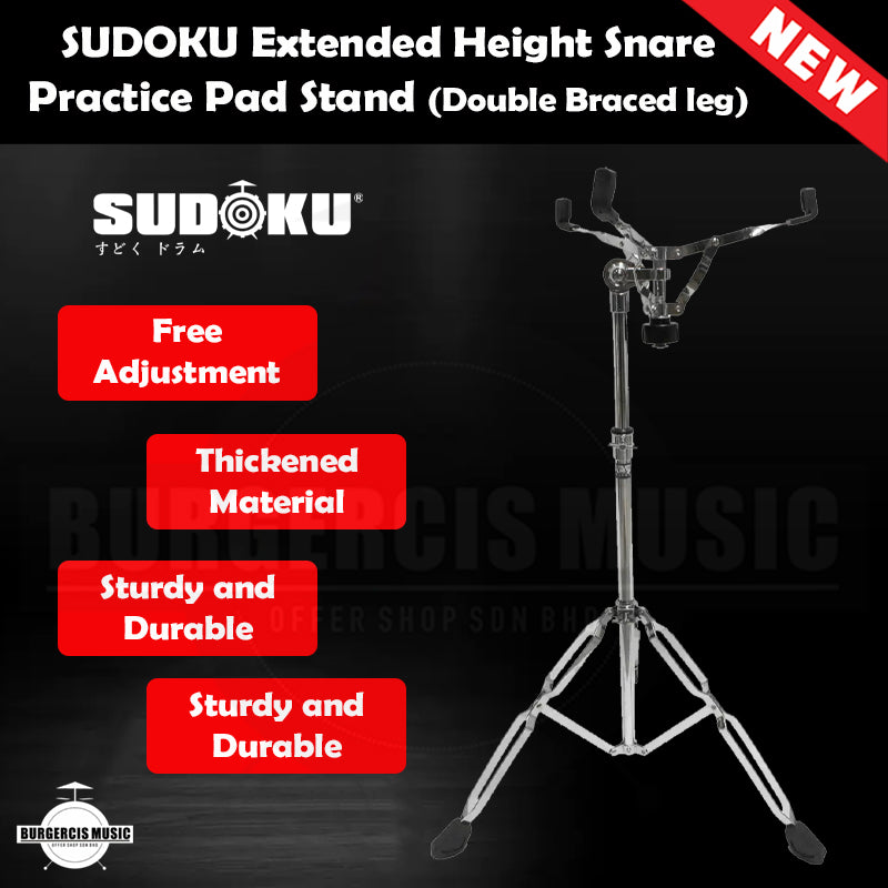 SUDOKU Extended Height Snare Practice Pad Stand