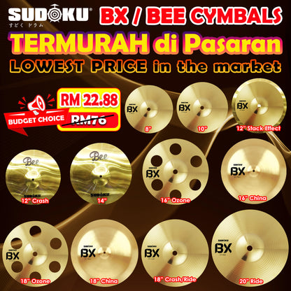 Sudoku BX / Bee Acoustic Drum Cymbal Musical Percussion