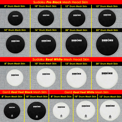 Sudoku Electronic Drum Skin Head