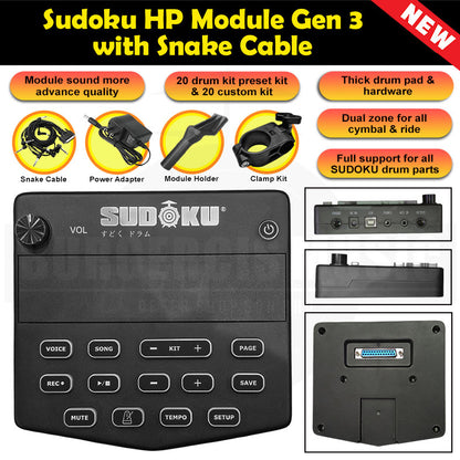 Sudoku A2E convert acoustic drum to electronic drum (A2E,AtoE,Drum trigger)