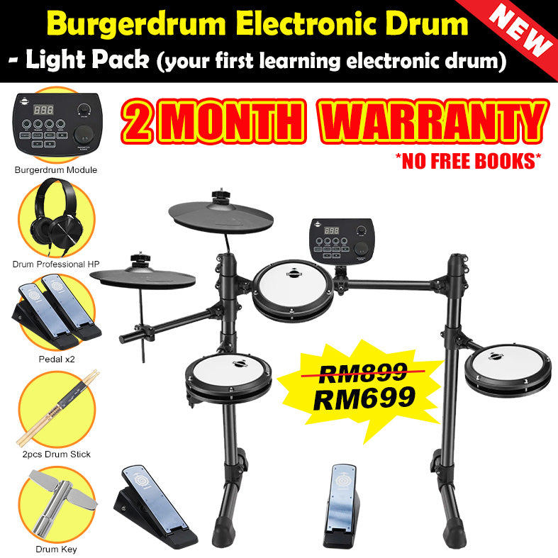 Burgerdrum Electronic Drum Digital Electric Drum set Drum Murah