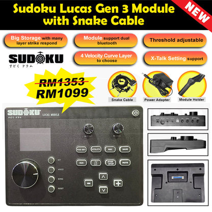 Sudoku Electronic Drum sound Module (Lucas/Lexus)