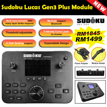 Sudoku Electronic Drum sound Module (Lucas/Lexus)