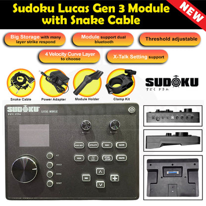 Sudoku A2E convert acoustic drum to electronic drum (A2E,AtoE,Drum trigger)