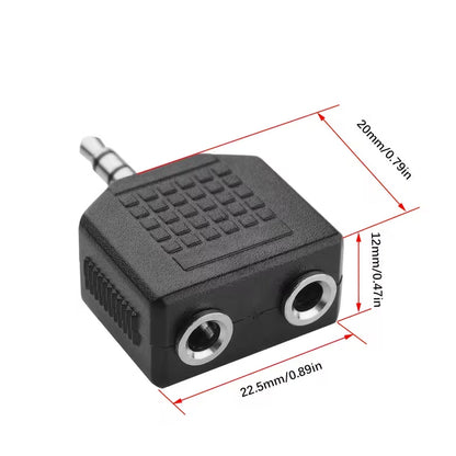 Sudoku Adapter 3.5mm TRS Male to Dual 3.5mm TRS Female Audio Jack