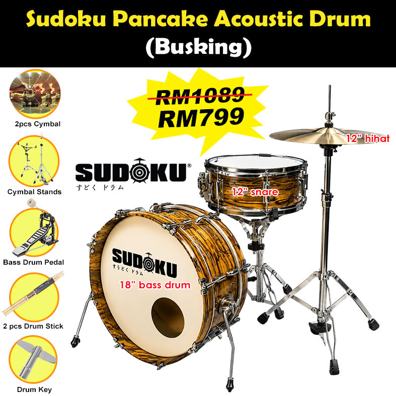 Sudoku Busking Pancake Acoustic Drum