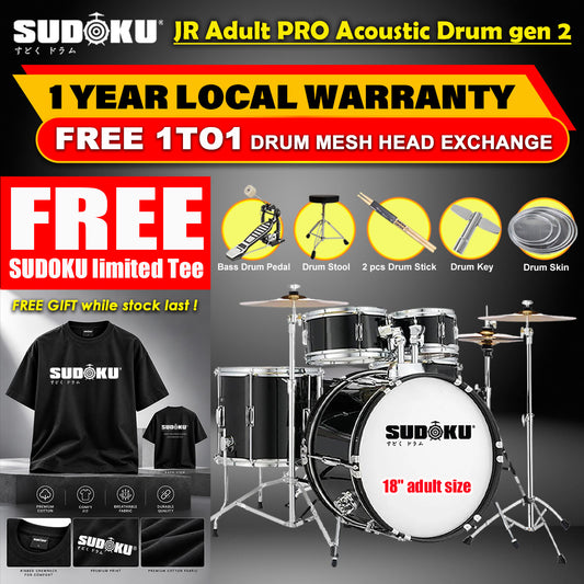 (Gen 2) Sudoku Acoustic Drum JR Adult PRO