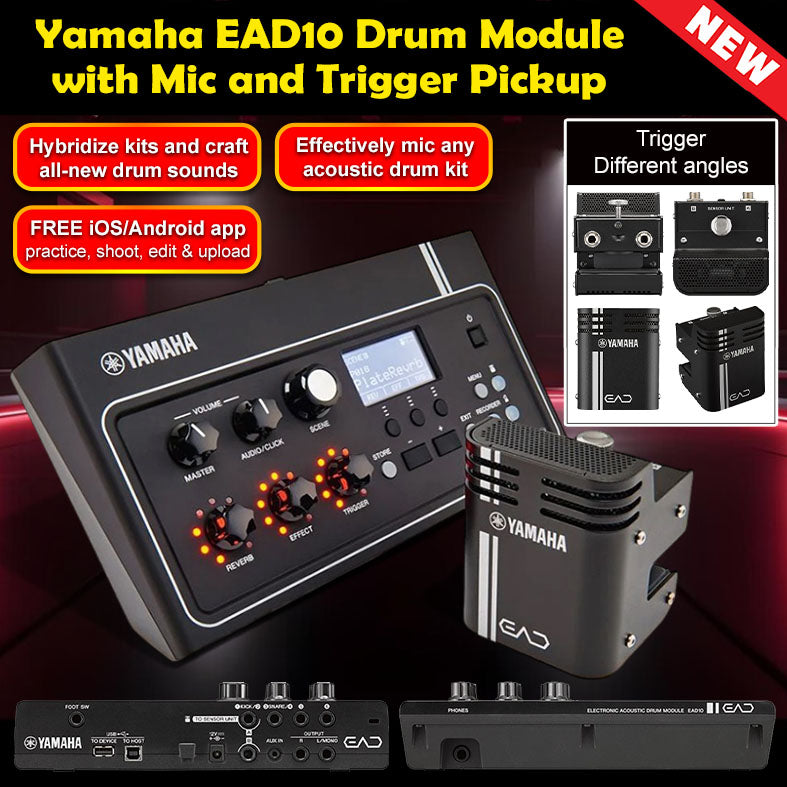 Yamaha EAD10 Drum Module with Mic & Trigger Pickup