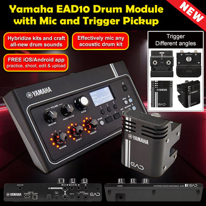 Yamaha EAD10 Drum Module with Mic & Trigger Pickup