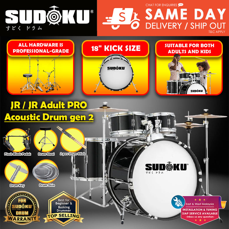 (Gen 2) Sudoku JR / JR Adult PRO Acoustic Drum