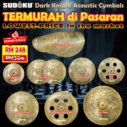 Sudoku Dark Knight B20 cymbal (acoustic drum cymbal)
