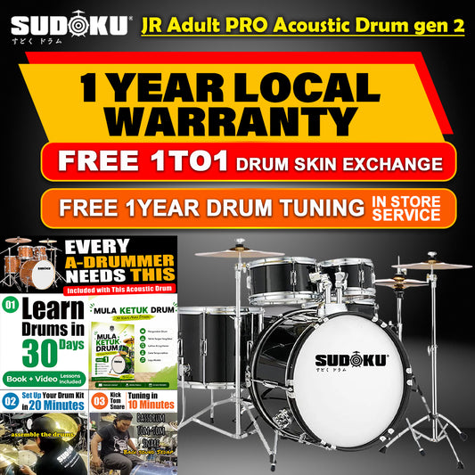 (Gen 2) Sudoku Acoustic Drum JR Adult PRO