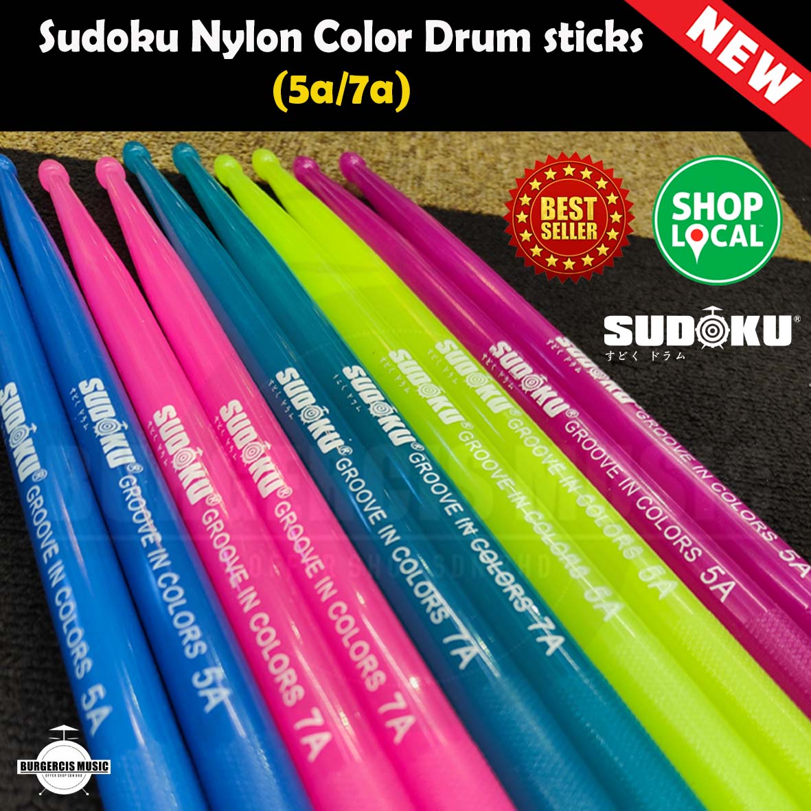 Sudoku Nylon Color Drum Stick