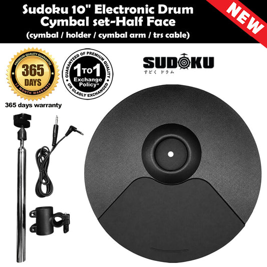 Sudoku Drum 10" Electronic Electric Digital Cymbal Set