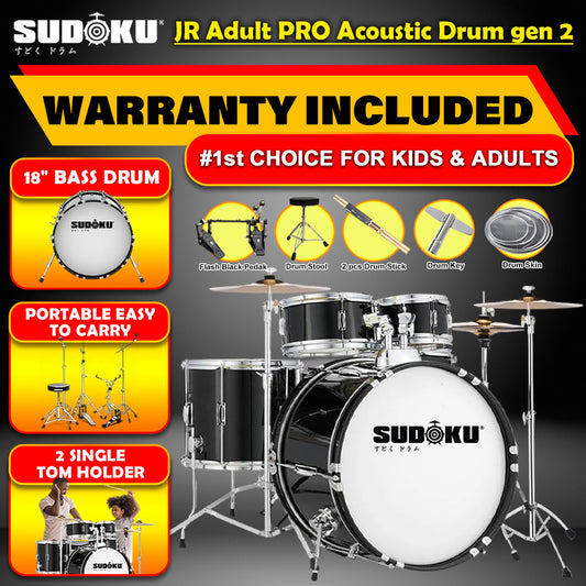 (Gen 2) Sudoku JR Adult PRO Acoustic Drum