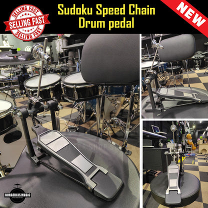 Sudoku Single Chain Bass Drum Pedal (acoustic & electronic drum)