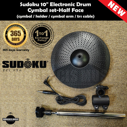 Sudoku Drum 10" Electronic Electric Digital Cymbal Set