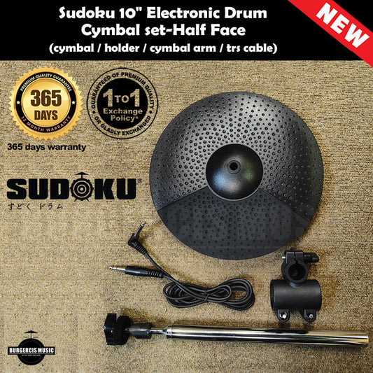 Sudoku Drum 10" Electronic Electric Digital Cymbal Set